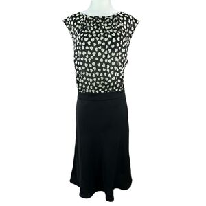 Moschino Cheap and Chic silk heart print upper Dress